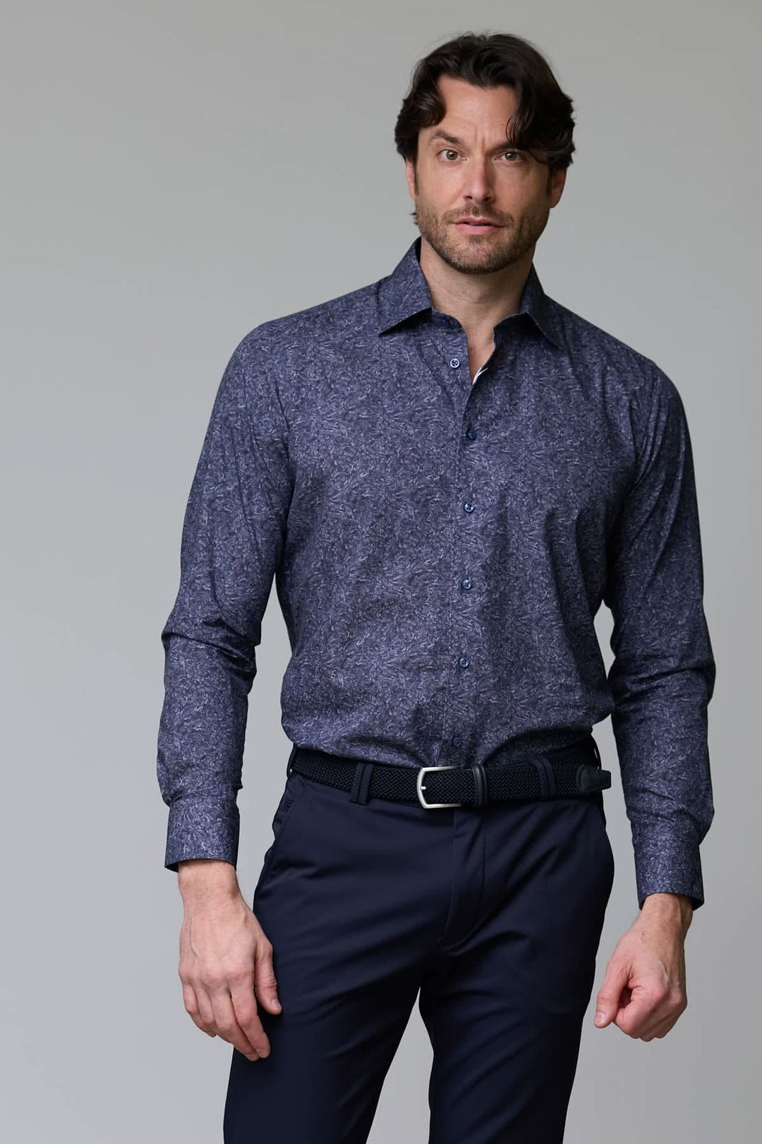 Textured pattern shirt