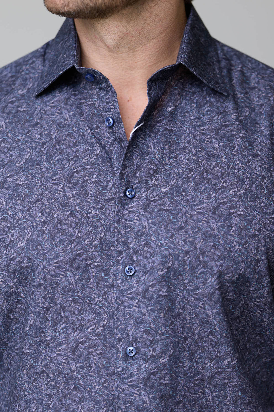 Textured pattern shirt