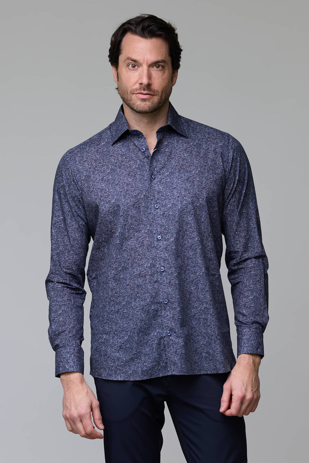 Textured pattern shirt