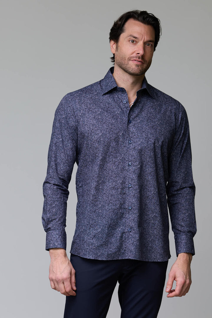 Textured pattern shirt