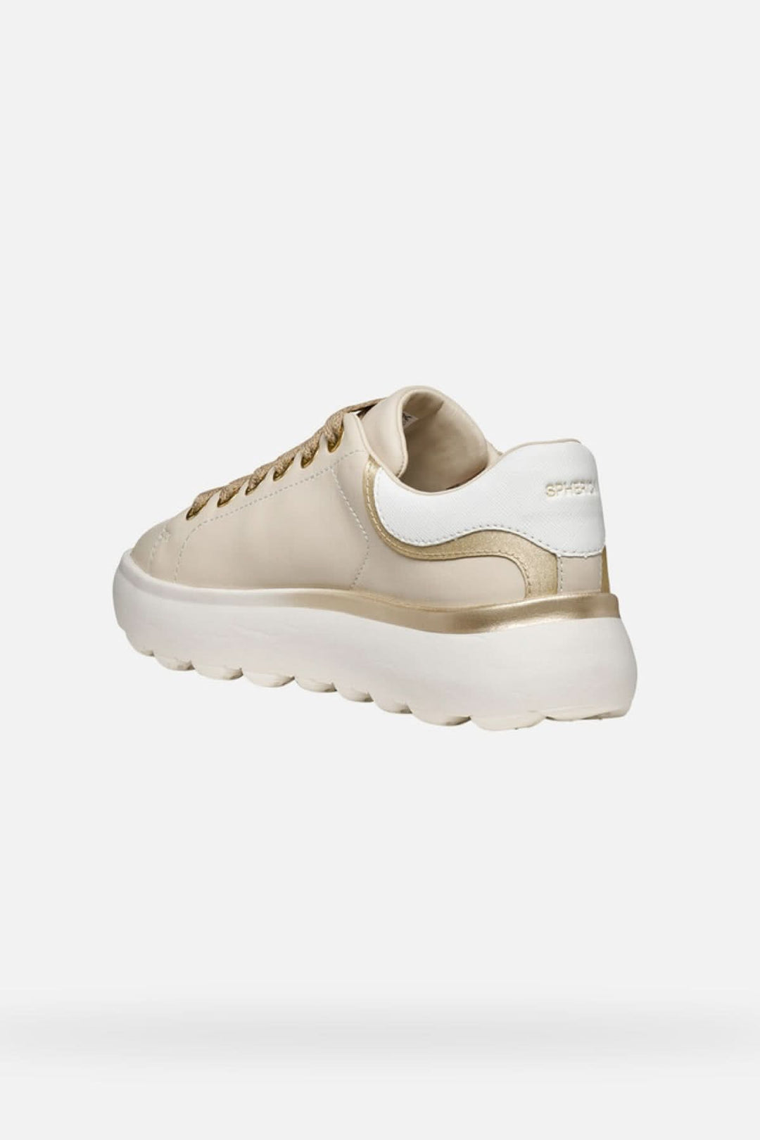 Espadrilles Spherica™ EC4.1 en cuir nappa souple avec technologie de confort Spherica, vue arrière sur fond blanc.