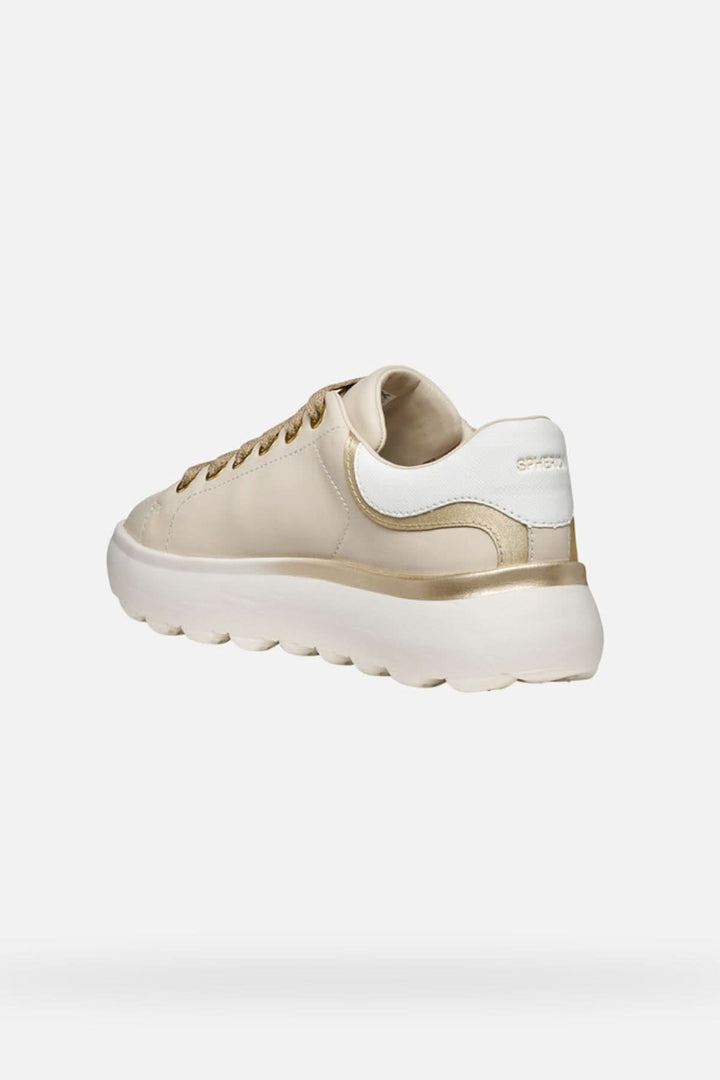 Espadrilles Spherica™ EC4.1 en cuir nappa souple avec technologie de confort Spherica, vue arrière sur fond blanc.