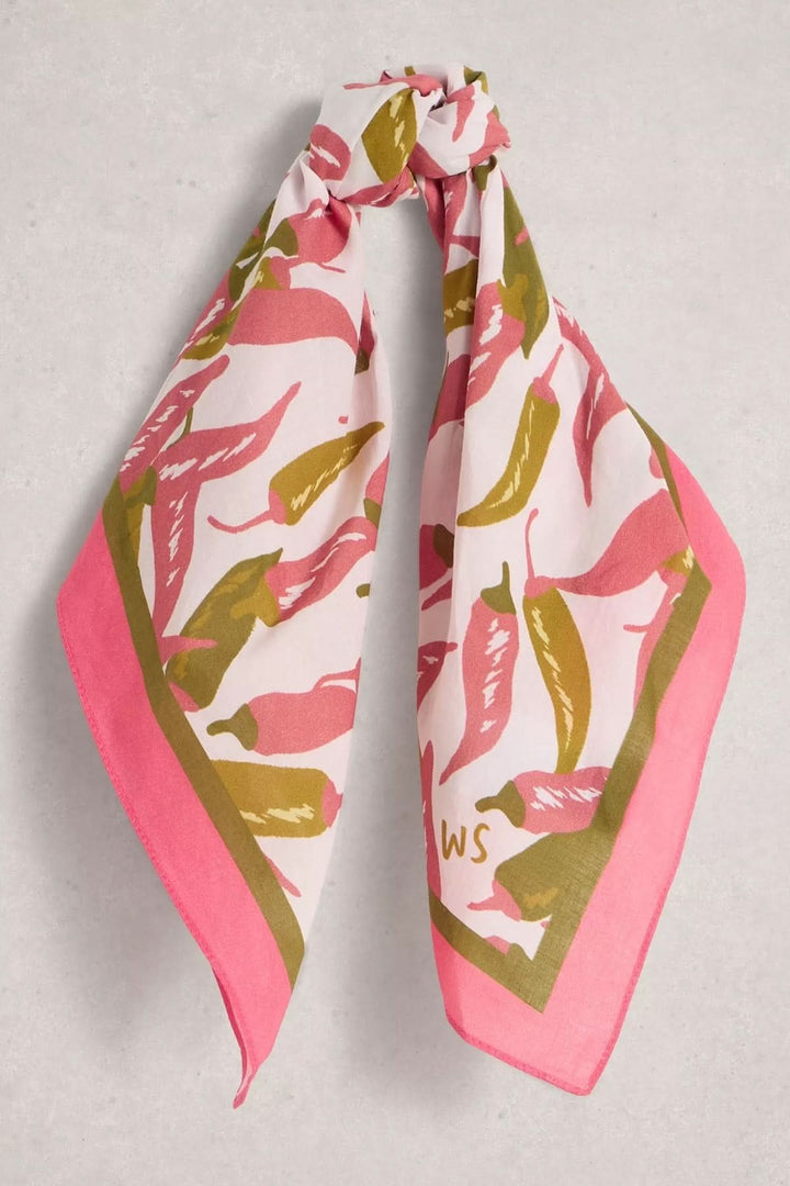 Foulard Ellie imprimé motif piments