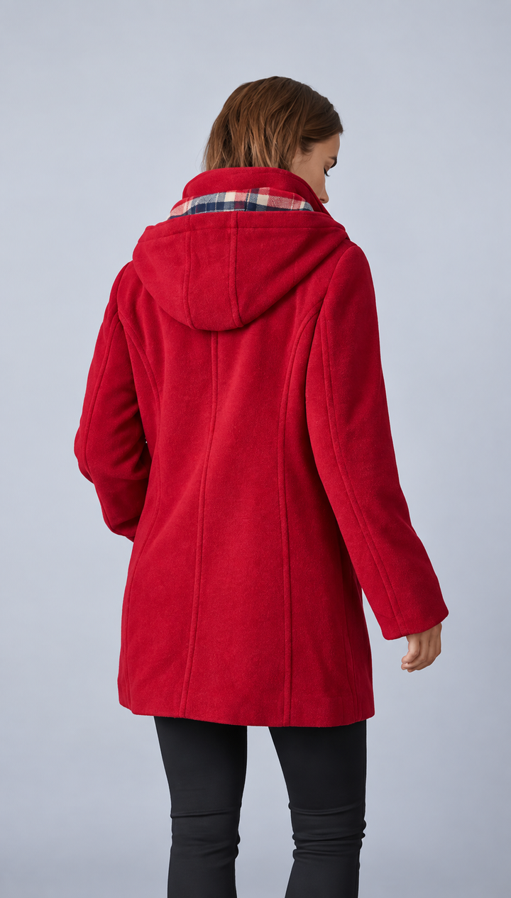 Manteau duffle à capuchon