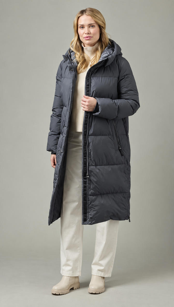 Manteau matelassé à capuchon