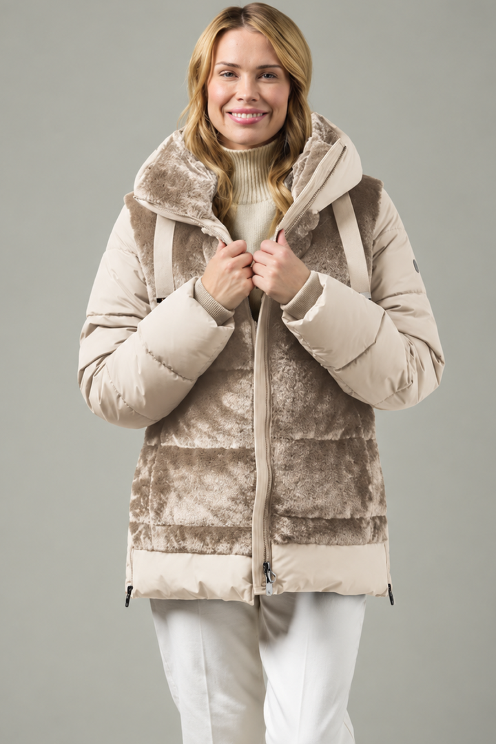 Manteau matelassé à capuchon