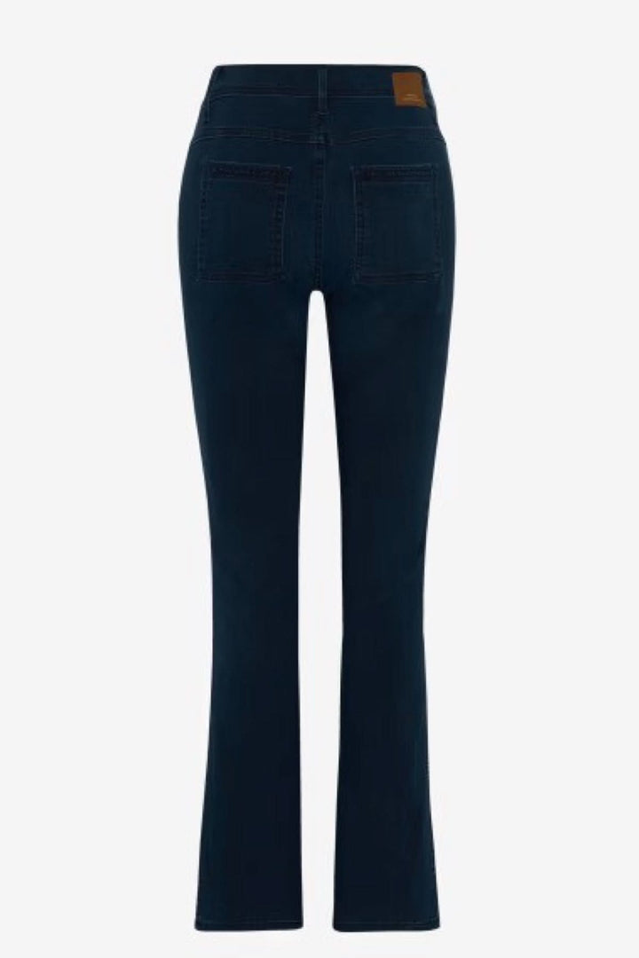 Jeans bootcut SHAKIRA vue arrière, mise en évidence des poches et de la coupe évasée.