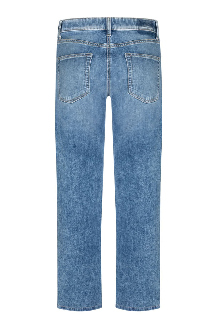Jeans droit Gini avec coupe droite et épurée, idéal pour un look polyvalent et moderne, adaptable à différentes silhouettes.