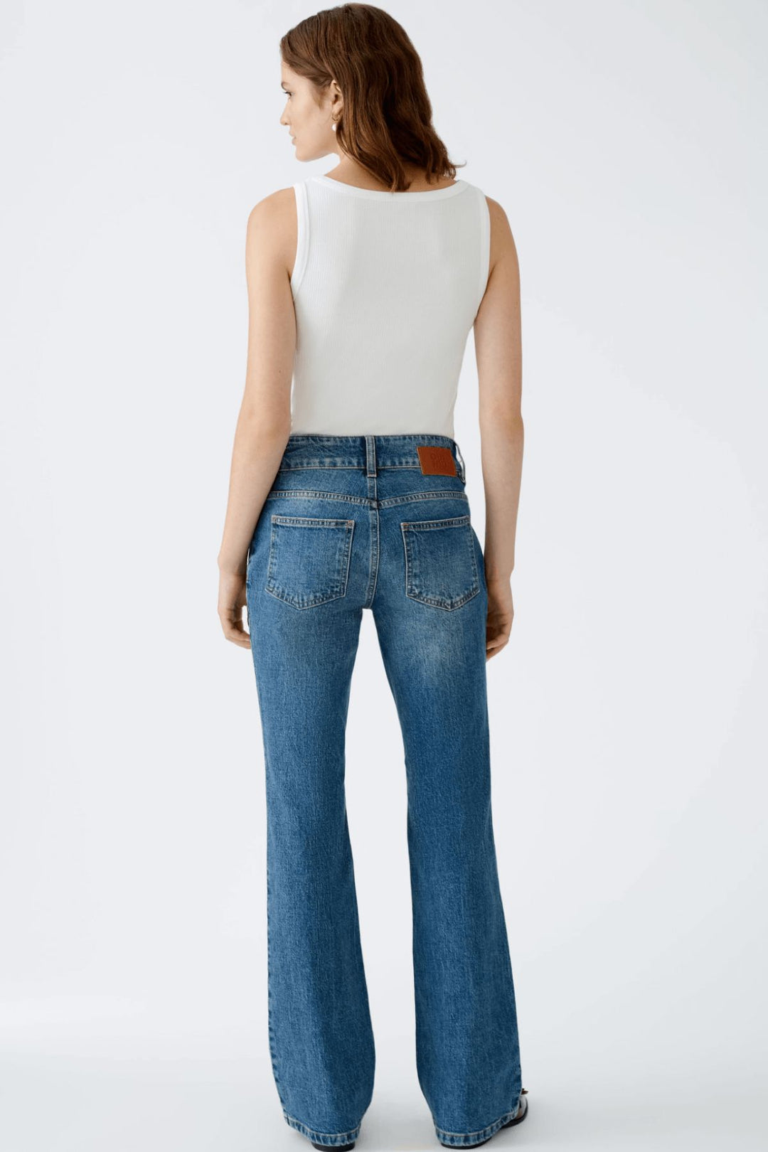 Jeans taille mi-haute