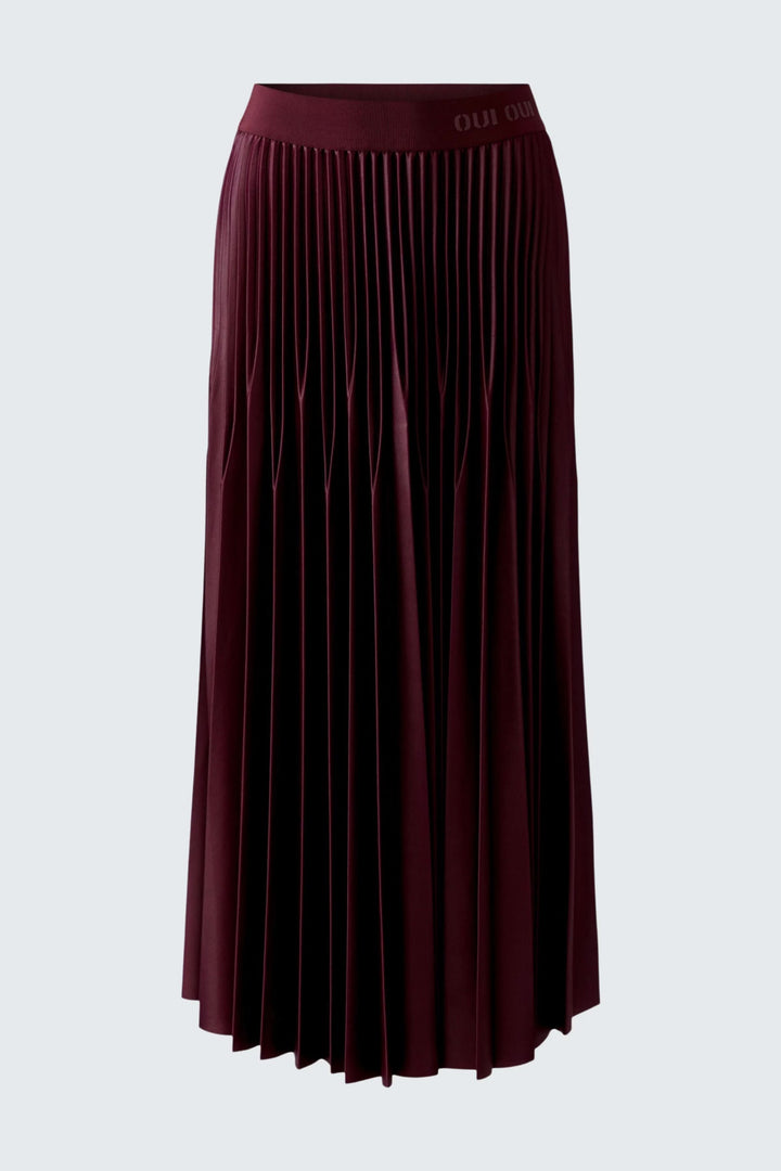 Long pleated skirt