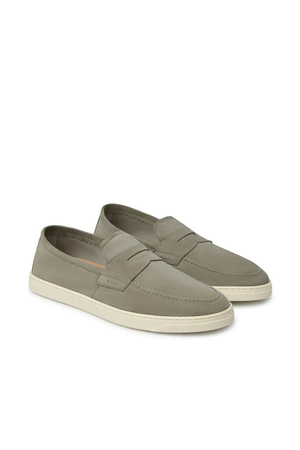 Loafer Otto Malaga en suède, silhouette élégante et minimaliste, confort au quotidien, style épuré pour tenues décontractées et habillées.