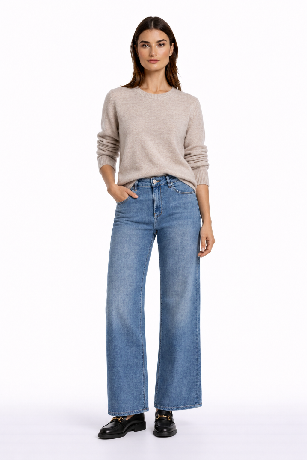 Jeans à coupe droite