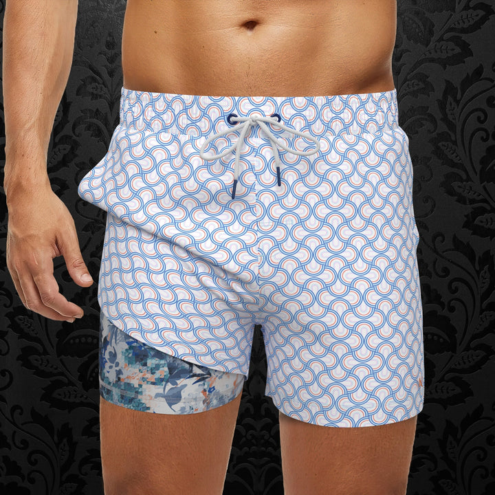 MAILLOT DE BAIN | MANAUDOU, White multi