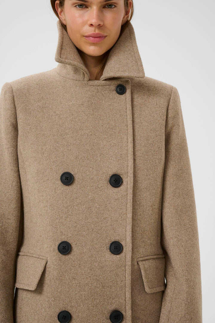 Perry double-breasted wool coat