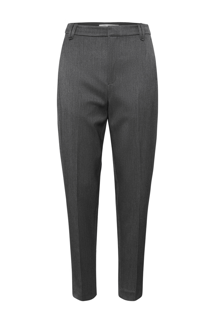 Pantalon Brunilda tailleur avec plis, coupe droite, élégant et sophistiqué pour tenues formelles et décontractées. Décris moi le produit en français.