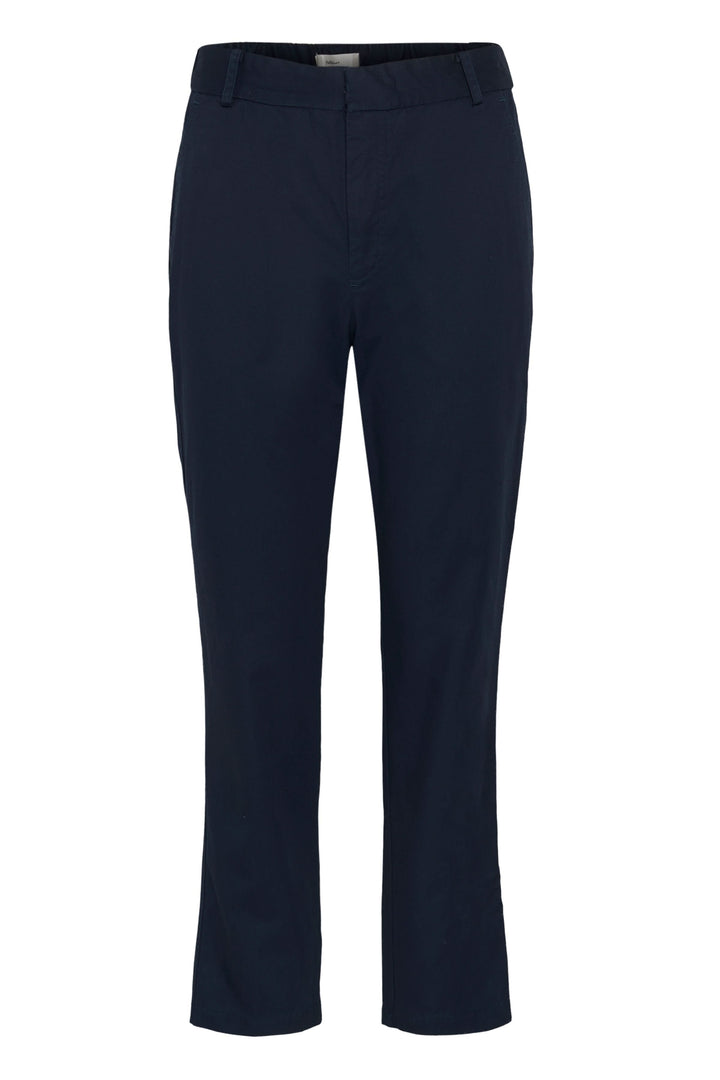 Pantalon Diaz droit épuré coupe moderne avec poches et fermeture zippée, longueur cheville. Silhouette épurée et polyvalente.