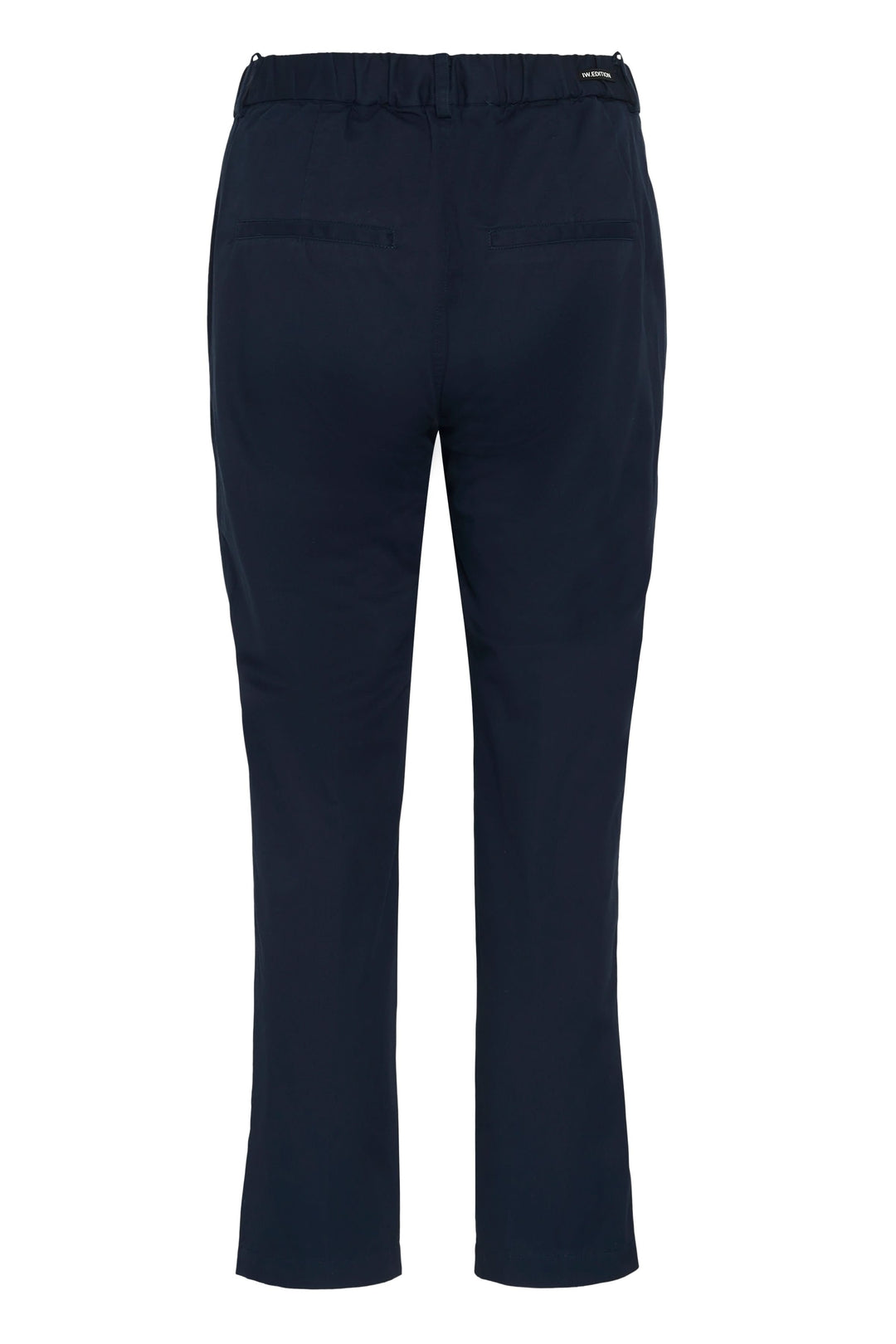 Vue arrière du Pantalon Diaz droit épuré, coupe droite et moderne, couleur sombre, idéal pour un style polyvalent et confortable.