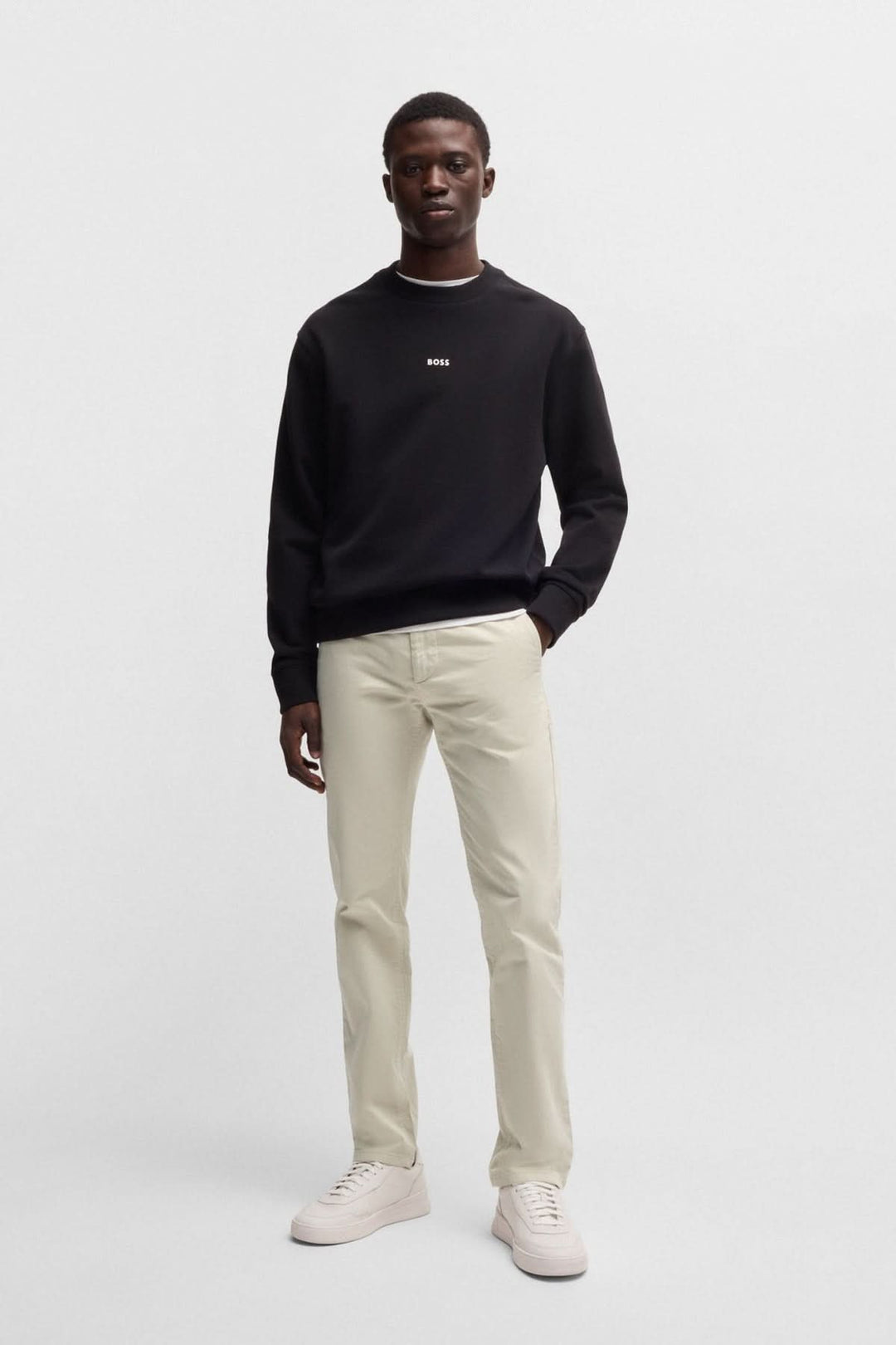 Pantalon Beige Tenue Chino Brentiny Paris Ensemble Jean Veste