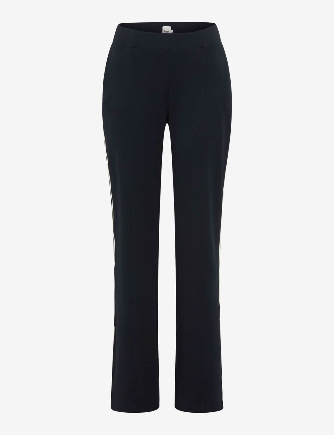 Pantalon droit à bandes latérales MALIA avec coupe épurée et bandes contrastantes, idéal pour un look moderne et habillé.