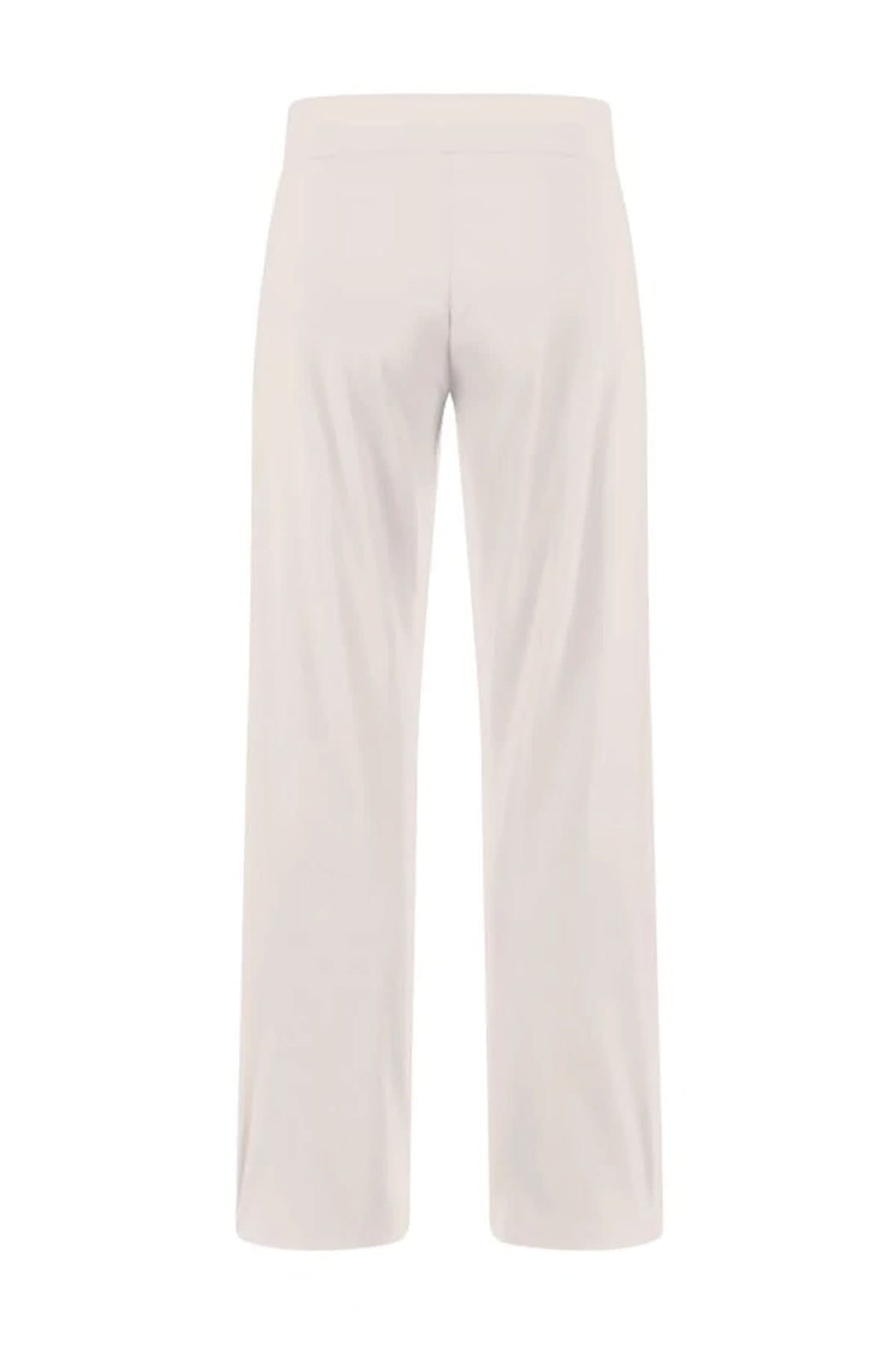 Vue arrière du Pantalon habillé droit Candice avec coupe droite et taille élastique pour un confort optimal.