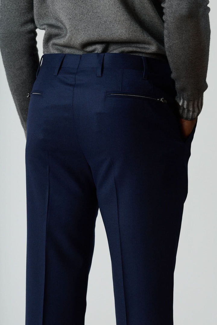 Pantalon habillé en laine vierge