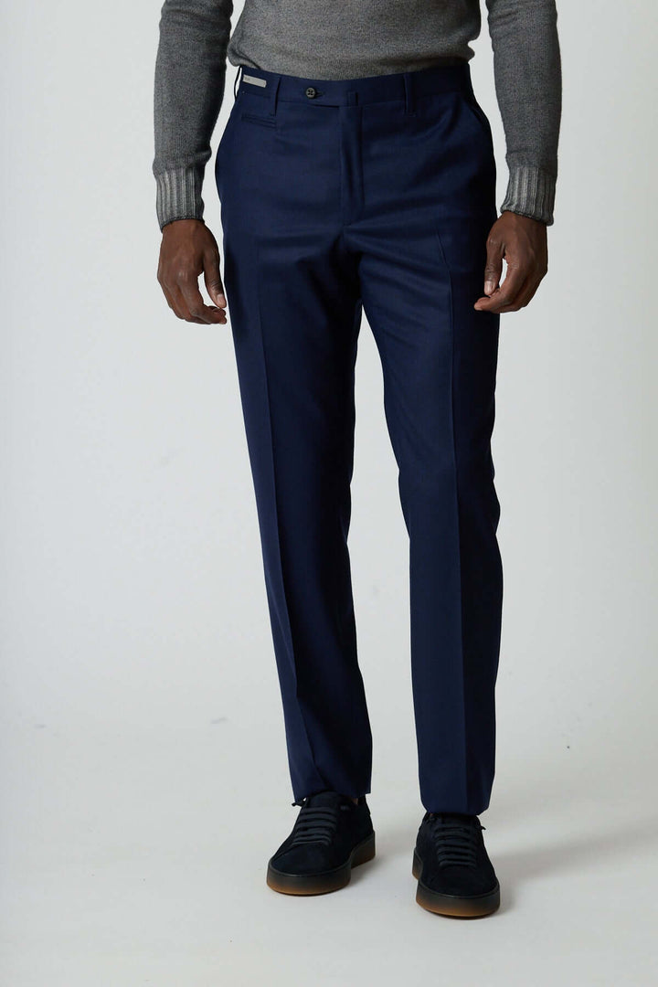 Pantalon habillé en laine vierge