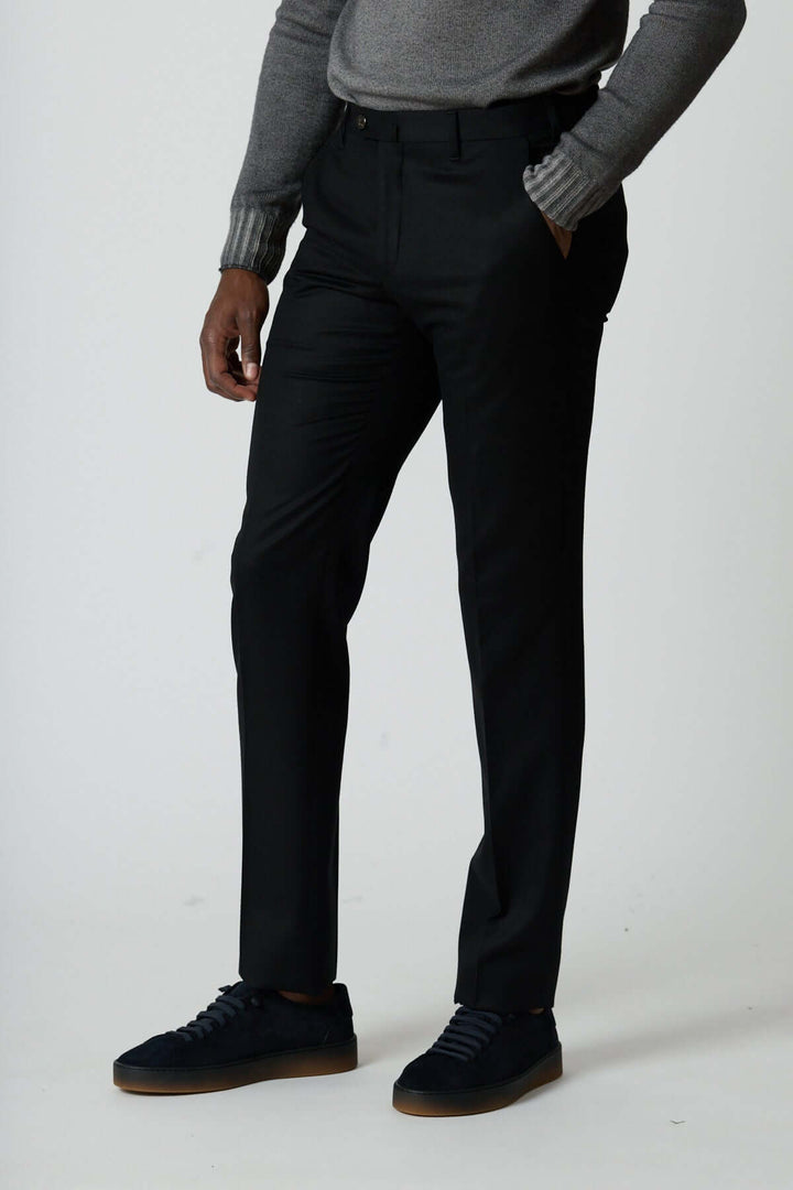 Pantalon habillé en laine vierge