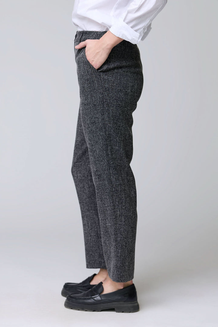 Pantalon à motif texturé