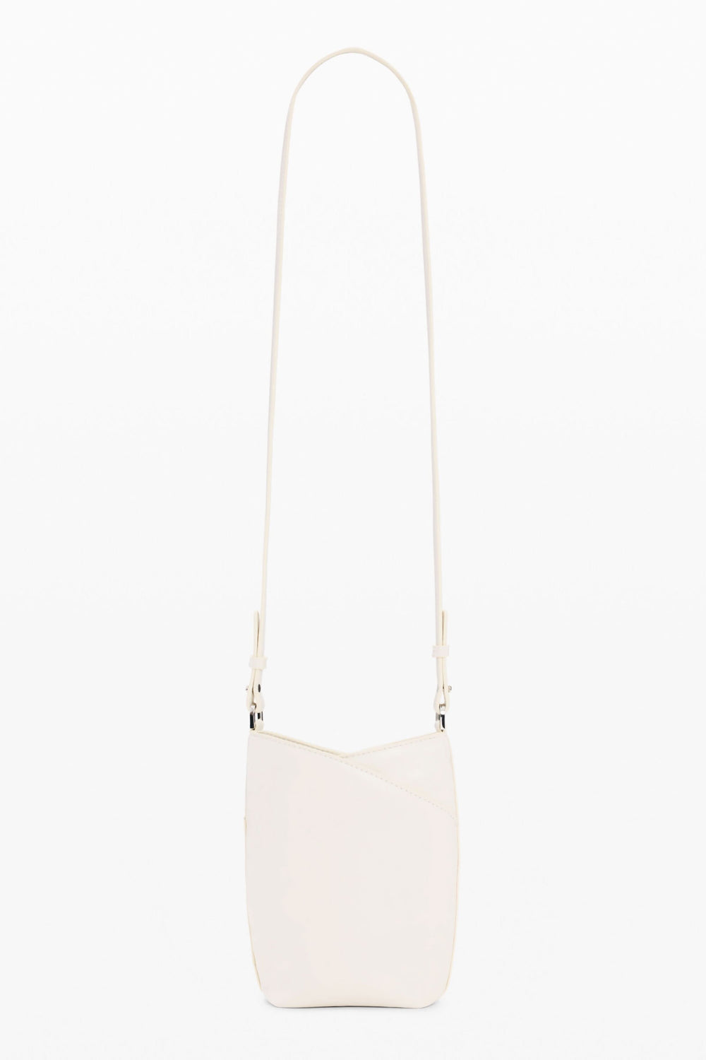 Porte-feuille compact à bandoulière avec design épuré et bandoulière ajustable, idéal pour un usage minimaliste et fonctionnel.
