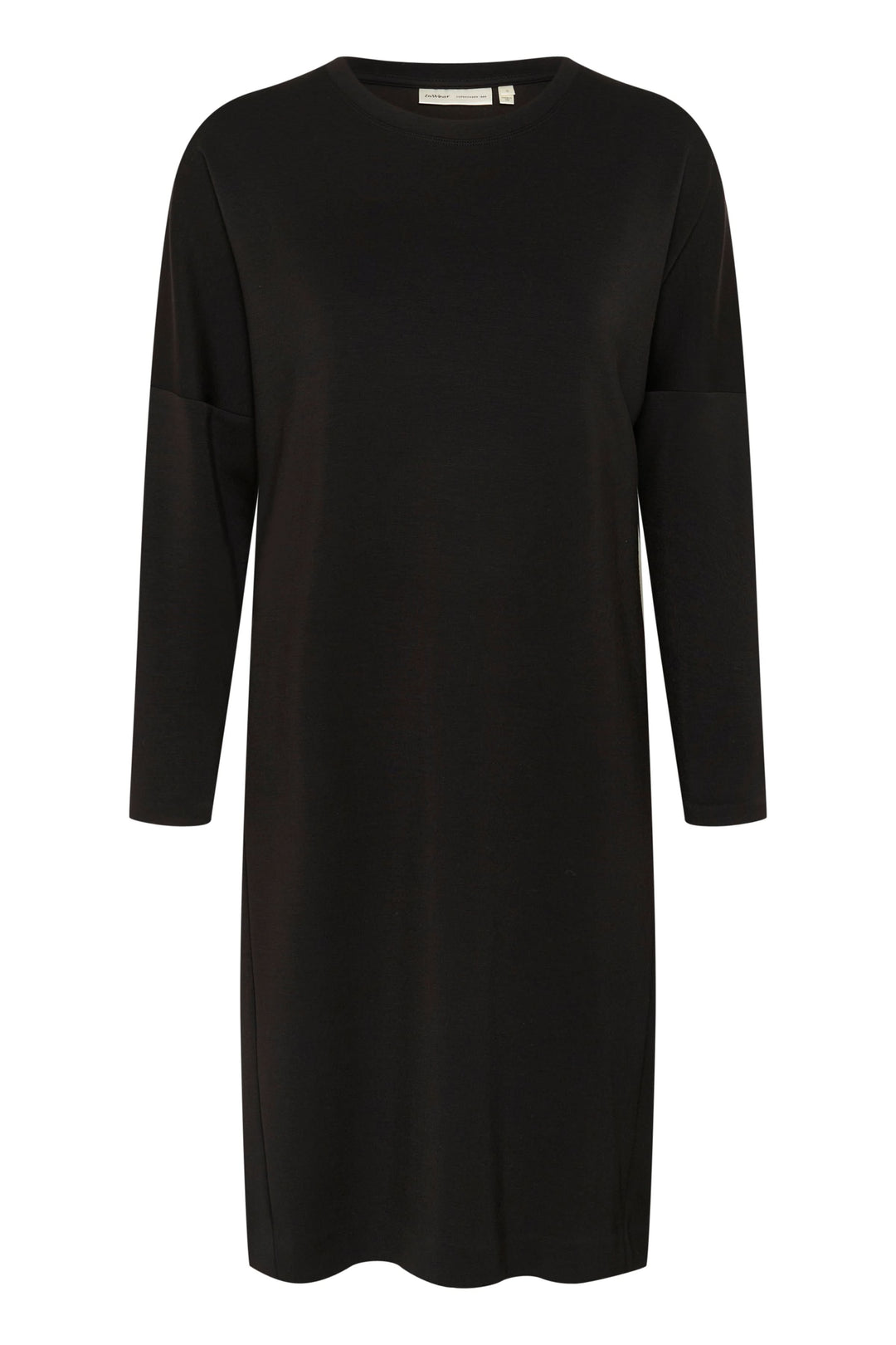 Robe Annie à manches longues, silhouette fluide et minimaliste, idéale pour un look décontracté et sophistiqué.
