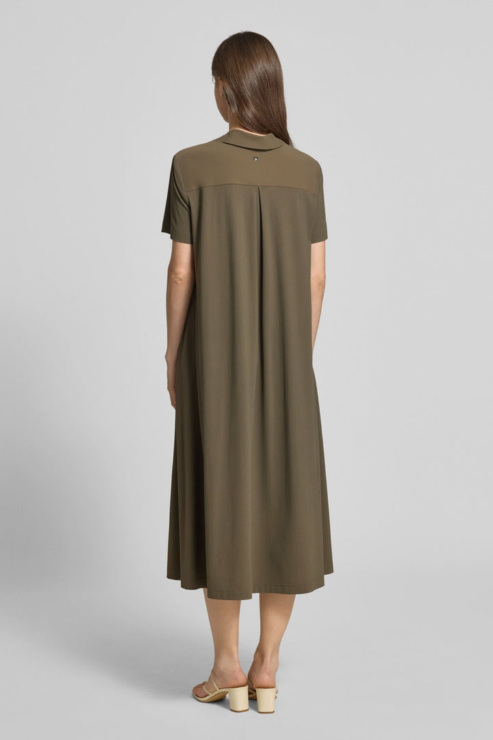 Robe Josephina midi fluide col ouvert