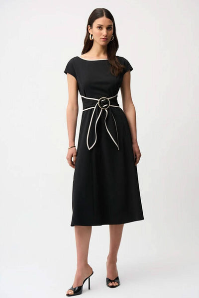 Midi dress with belt Joseph Ribkoff for women | Valérie Simon