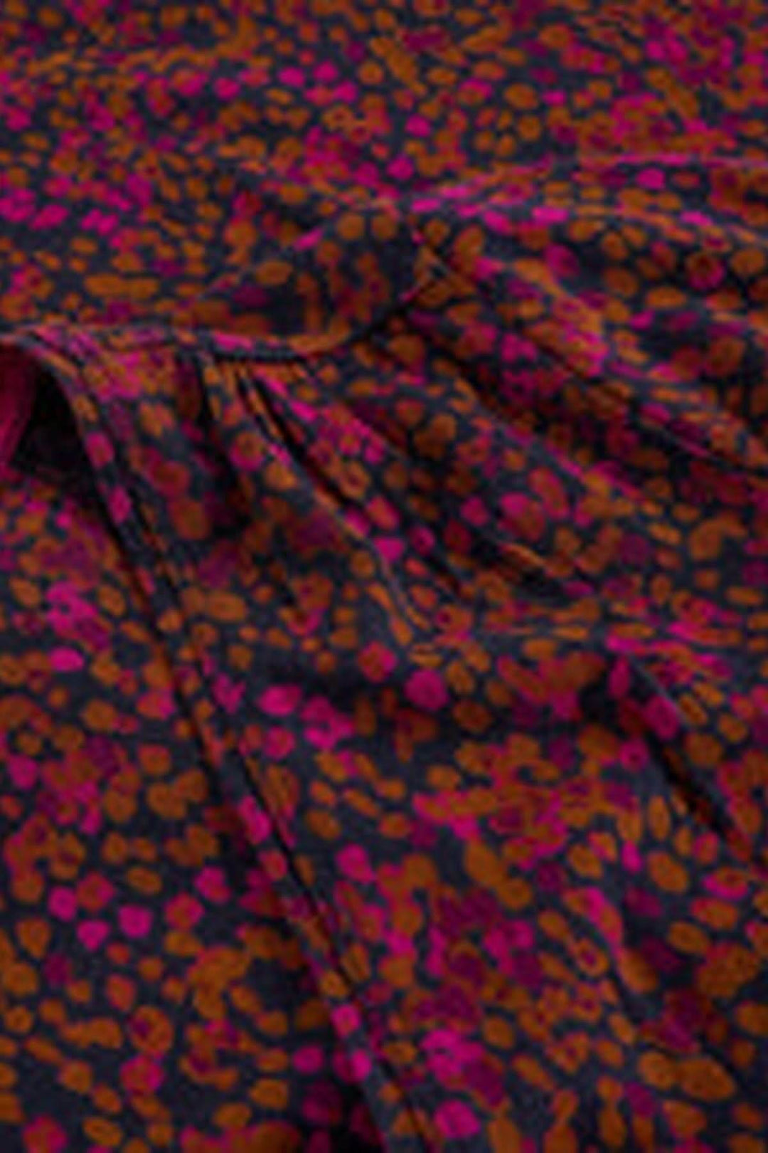 Robe midi en jersey col en V