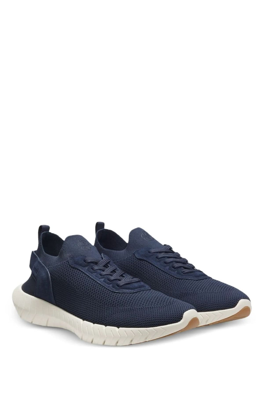 Sneaker BOSS_MOTION_slon_kns en maille technique avec semelle légère et tige extensible, idéale pour un confort moderne et actif.