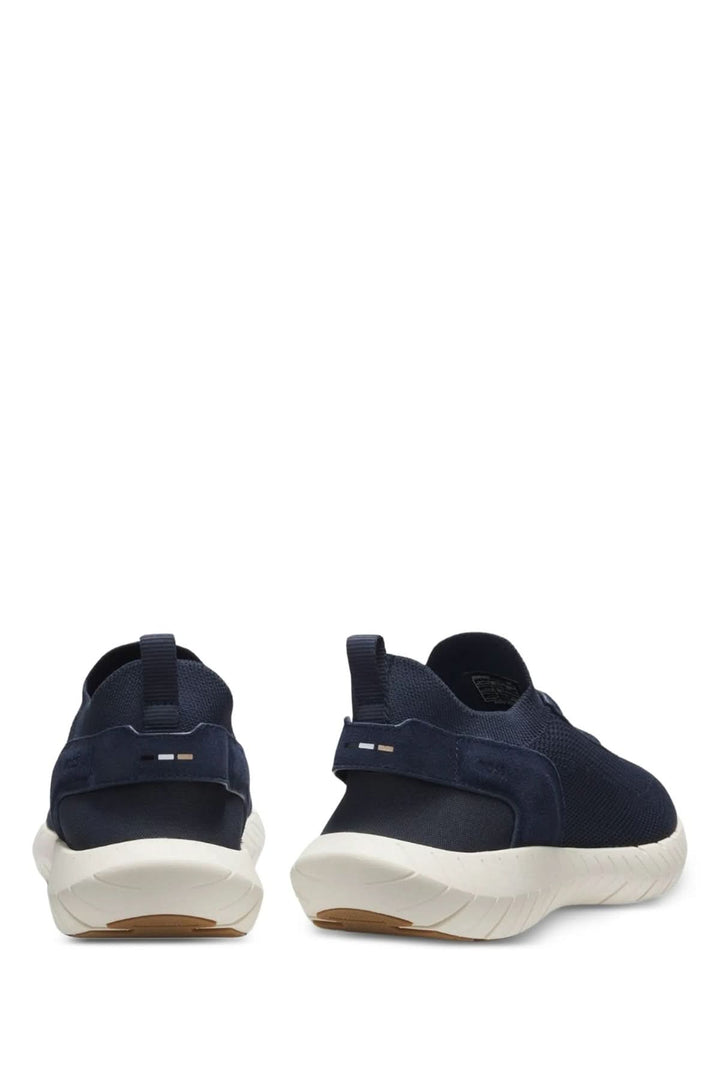 Vue arrière des Sneaker BOSS_MOTION_slon_kns en maille technique avec semelle légère pour un confort optimal et un style moderne.