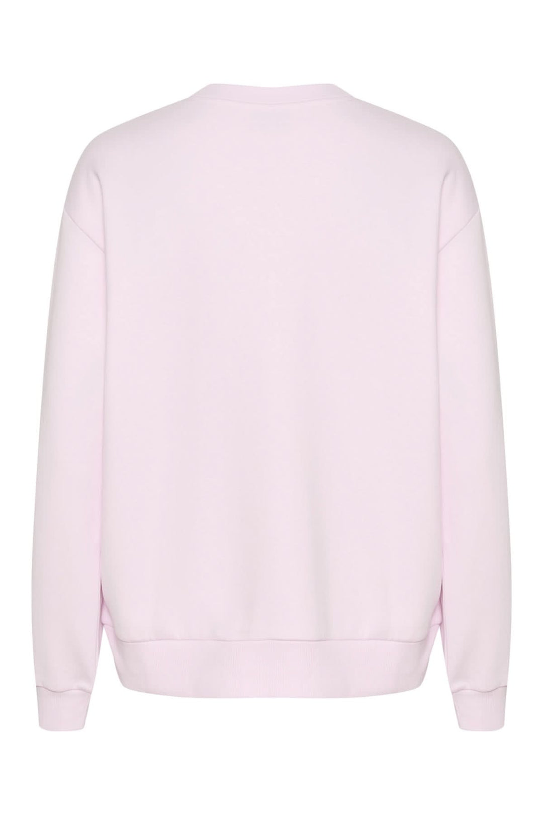 Back view of pink Sweat-Shirt Ellen with a relaxed fit and long sleeves, perfect for casual outfits.
