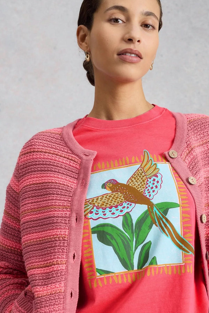 Gina T-shirt with bird print