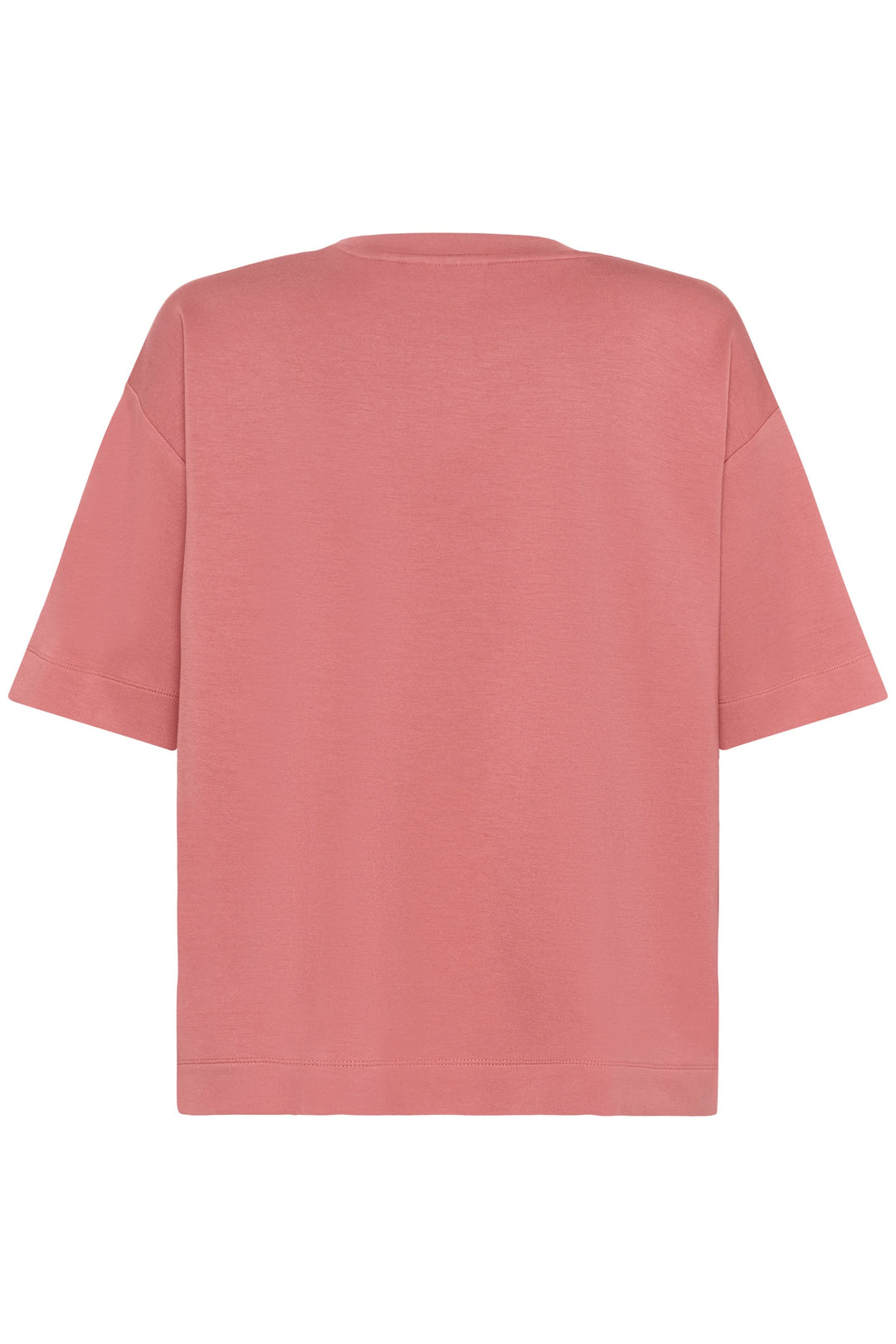 T-shirt Pannie ample rose pour un style moderne et épuré, confort optimal et polyvalence.