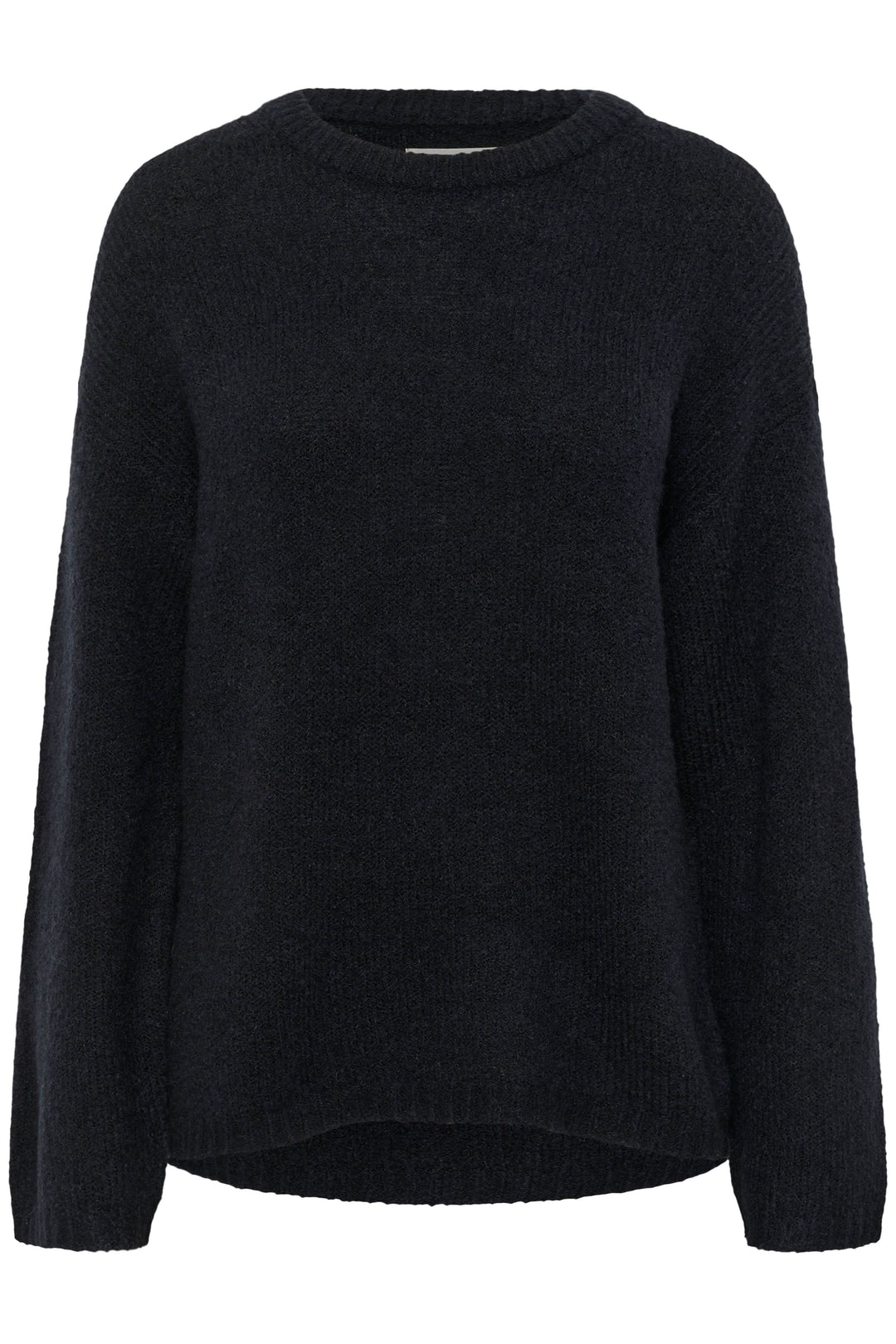 Tricot Spence - Pull uni à col rond et manches longues, coupe droite pour un confort optimal. Idéal pour un look décontracté chic.