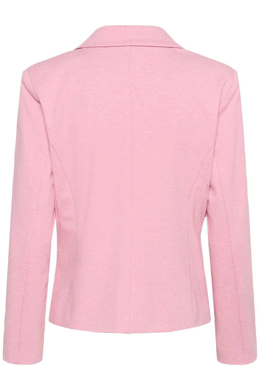 Veston Anett rose à coupe ajustée avec col à revers, vue arrière, idéal pour une tenue professionnelle ou décontractée.