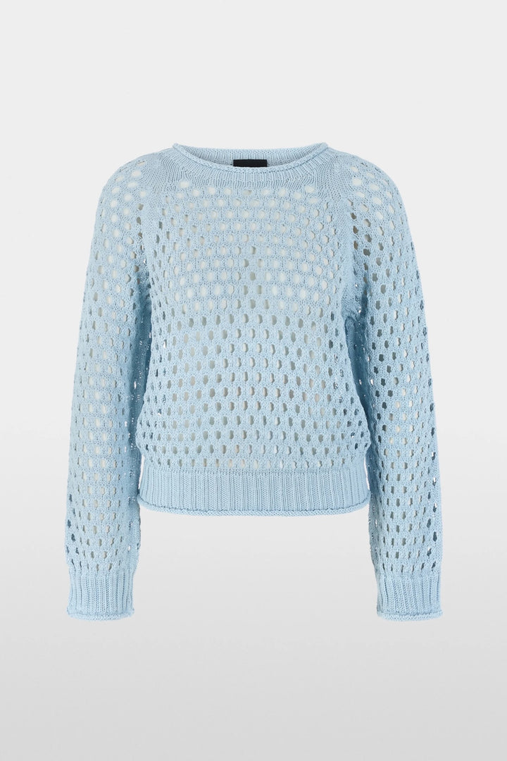 Openwork sweater