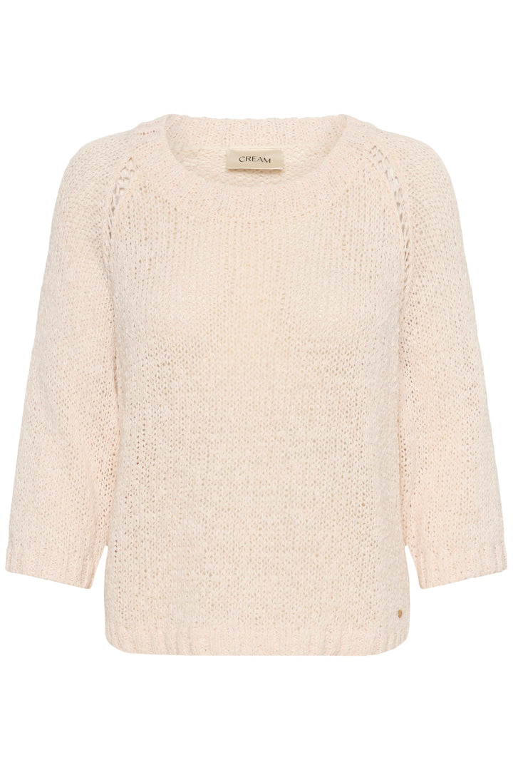 Stef lightweight knit sweater with three-quarter sleeves