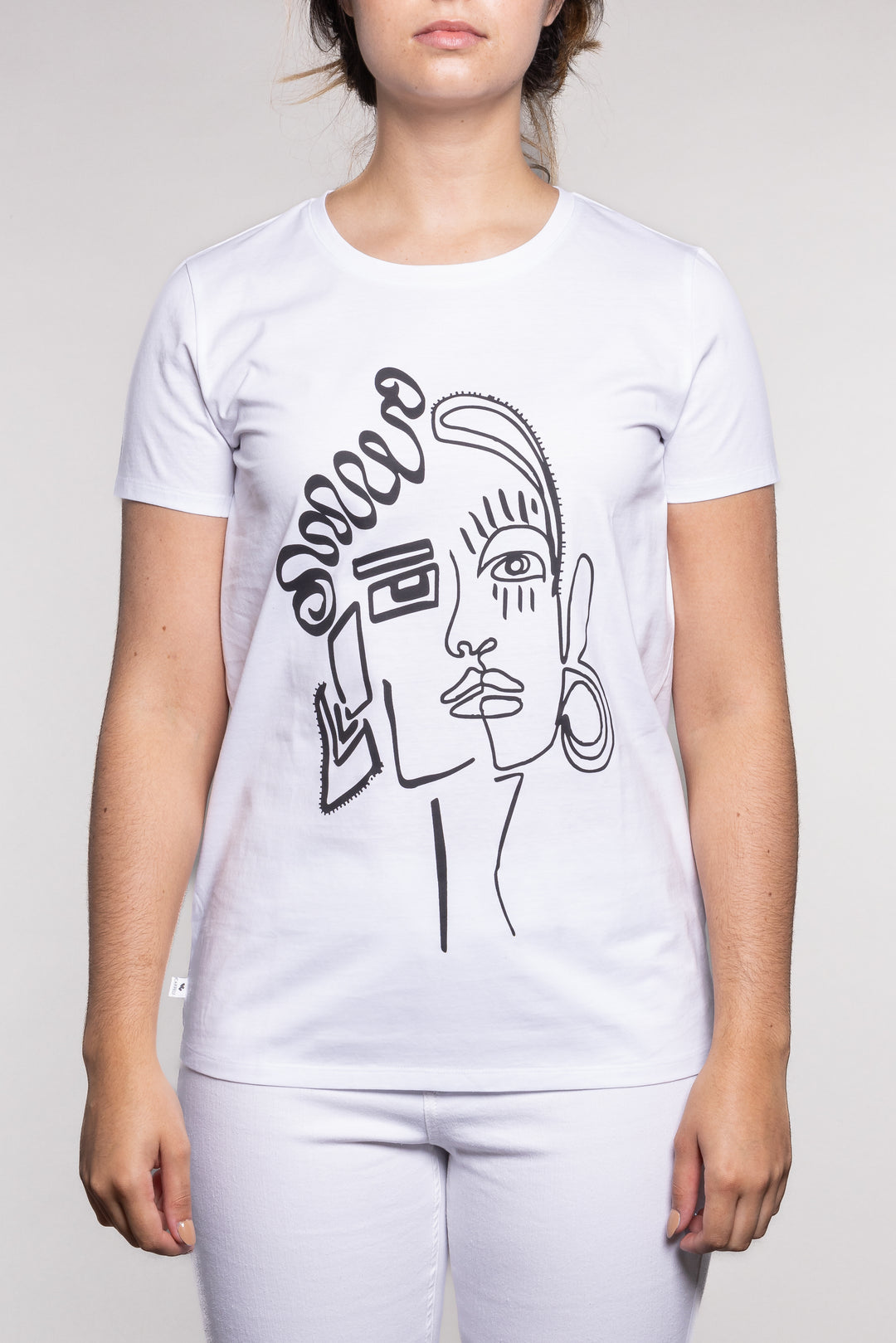 Face print t-shirt