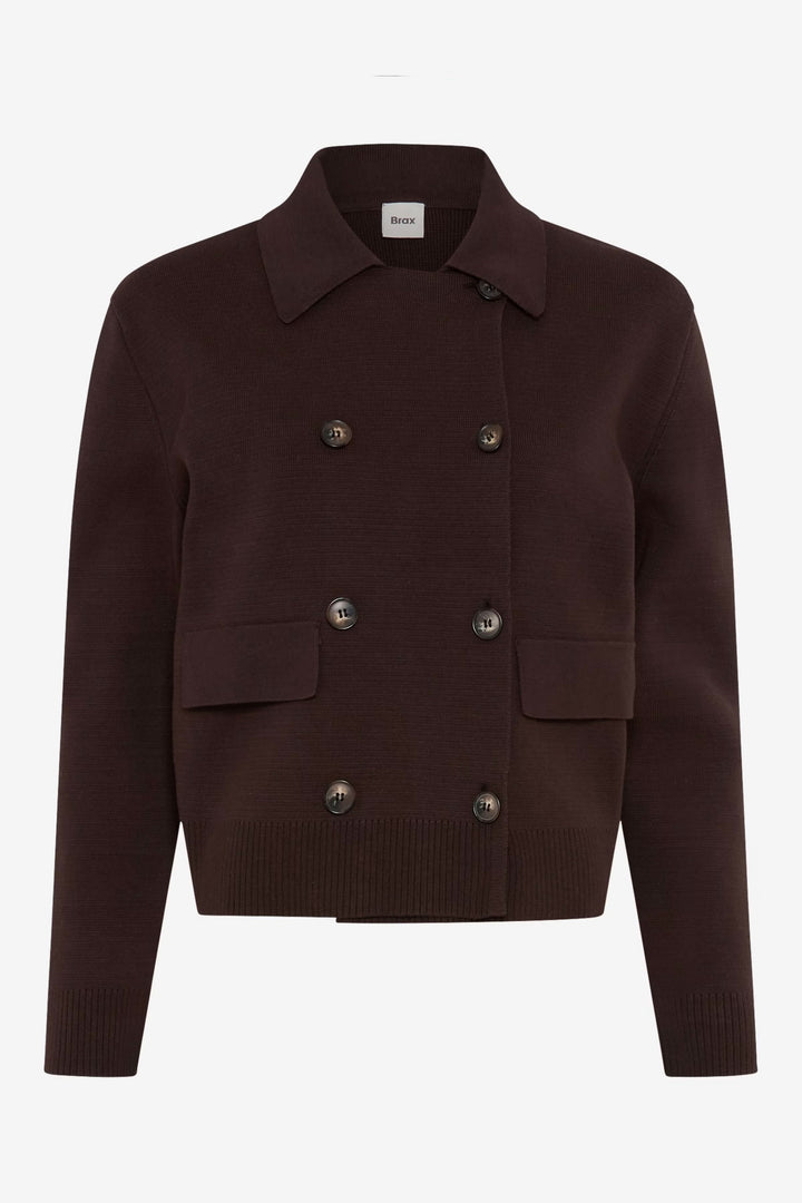Cardigan Anni structuré à double boutonnage