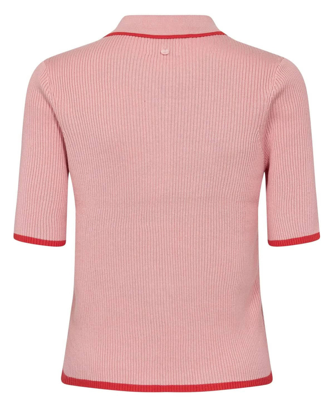 Chandail polo en tricot côtelé