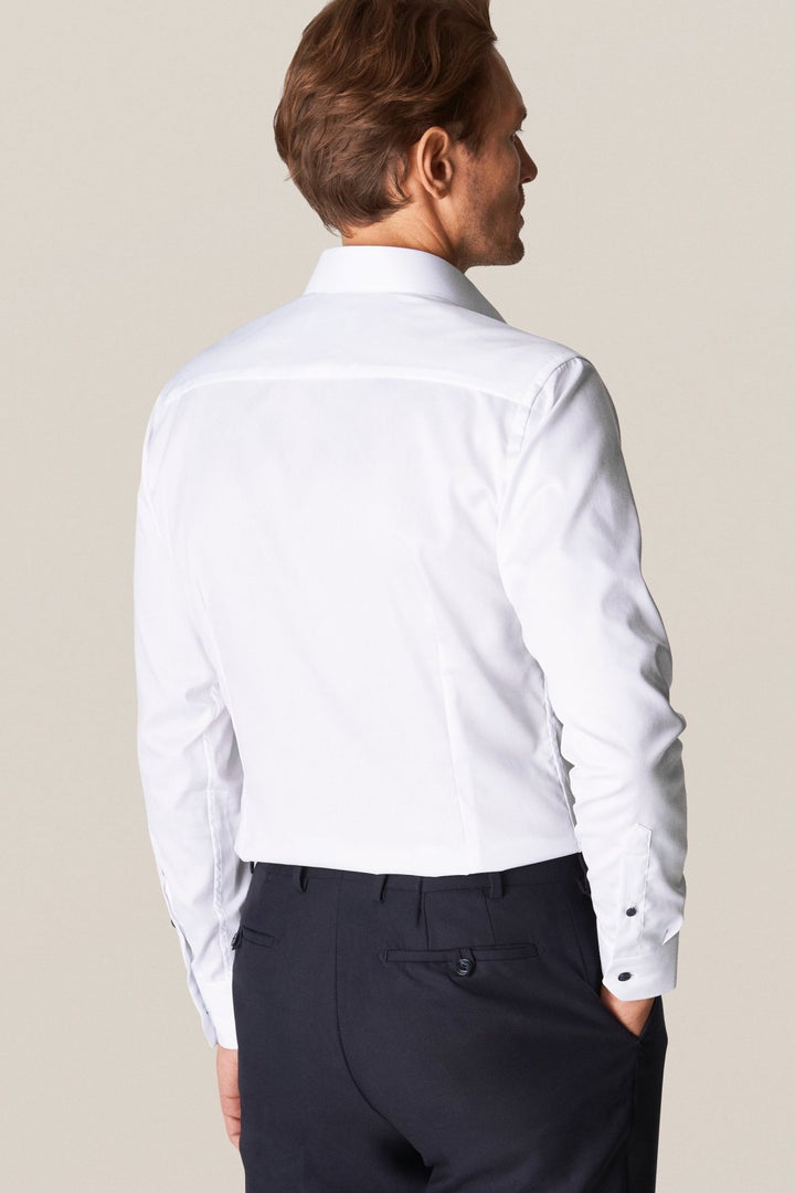 Chemise blanche avec boutons marines
