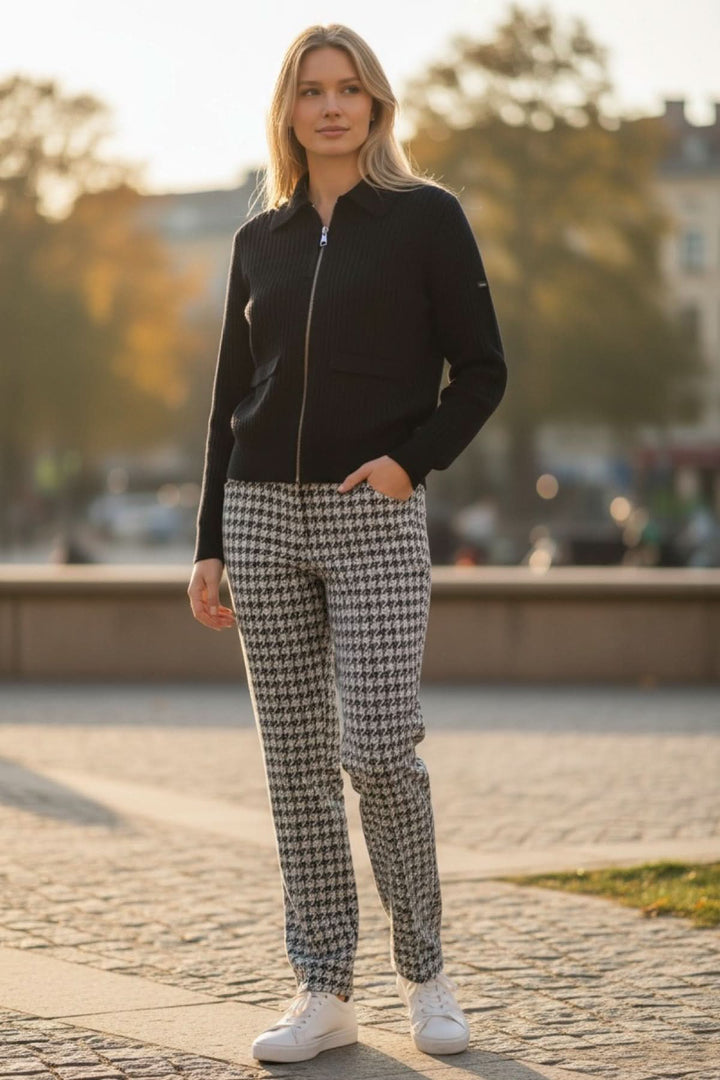Pantalon pied de coq MARON