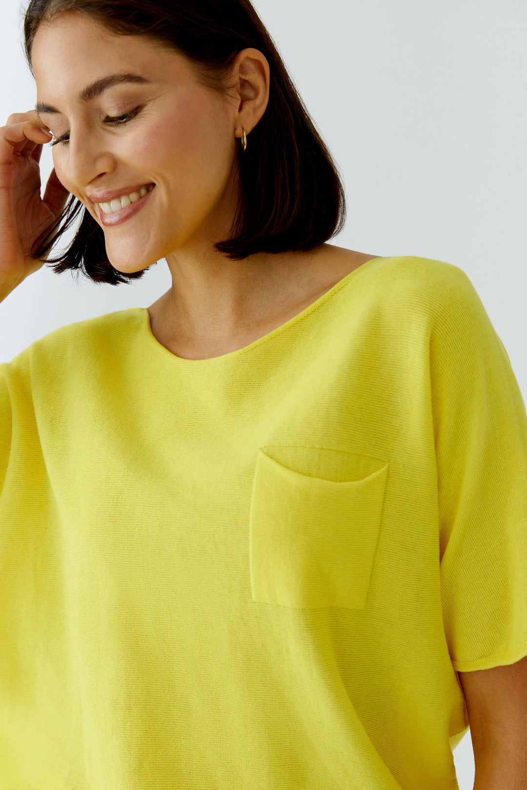 Tricot fluide à manches courtes