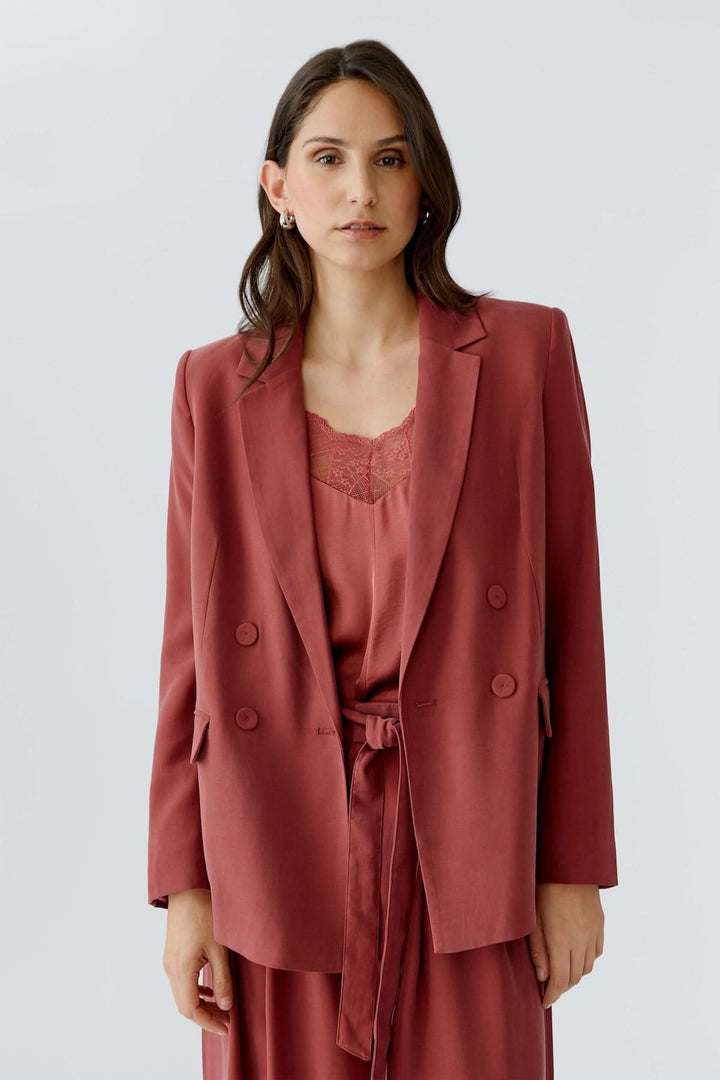 Veste blazer structurée croisée