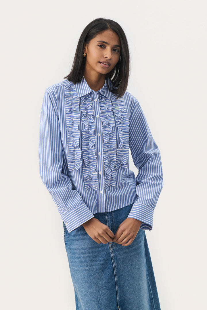 Pranvera Ruffle Shirt